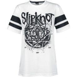 Slipknot Star Symbol Koszulka damska biały/czarny. Białe t-shirty damskie marki Slipknot, m, z nadrukiem, z materiału, retro, z długim rękawem. Za 144,90 zł.