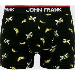 John Frank - Bokserki. Czarne bokserki męskie John Frank, bez wzorów, z elastanu. Za 49,90 zł.