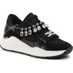 Sneakersy ELISABETTA FRANCHI - SA-83B-01E2-V379 Nero 100. Czarne półbuty damskie Elisabetta Franchi, ze skóry. W wyprzedaży za 1379,00 zł.