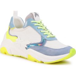 Sneakersy PATRIZIA PEPE - 2V9651/A6Q4-FA87 Ice Comet. Białe półbuty damskie Patrizia Pepe, na co dzień, bez wzorów, ze skóry, bez obcasa, na płaskiej podeszwie, bez zapięcia. Za 949,00 zł.