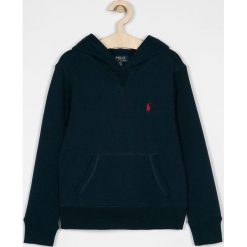 Polo Ralph Lauren - Bluza dziecięca 134-176 cm. Niebieskie bluzy chłopięce Polo Ralph Lauren, bez wzorów, z bawełny, bez rękawów, z kapturem. Za 319,90 zł.