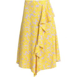 NORR ANASTACIA SKIRT Długa spódnica yellow. Żółte długie spódnice damskie marki NORR, xl, z wiskozy, długie. Za 459,00 zł.