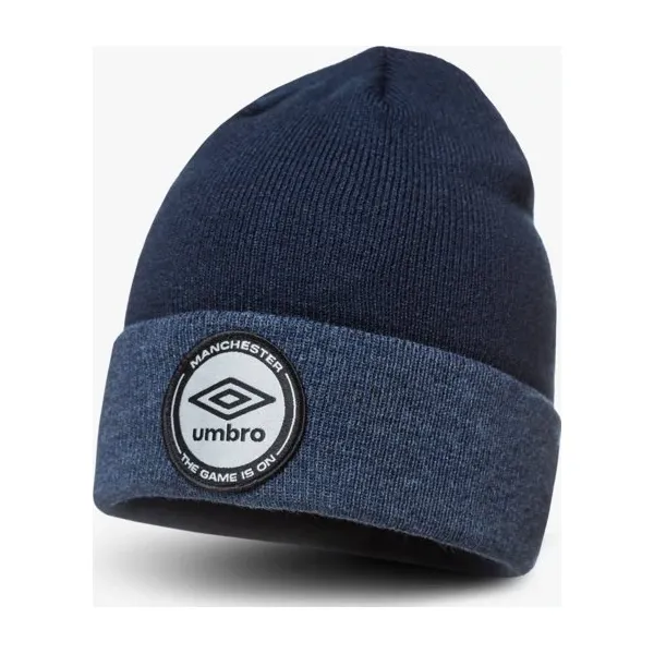 Umbro Czapka Zimowa Bourg , granatowy, rozmiar ONE SIZE. Niebieskie czapki damskie Umbro, na zimę, w paski, z materiału. W wyprzedaży za 31,99 zł.