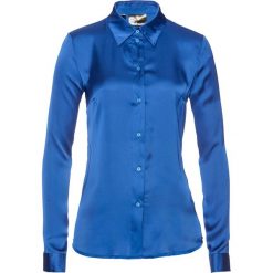 Bluzka satynowa bonprix lazurowy. Niebieskie bluzki damskie marki bonprix, z satyny. Za 74,99 zł.