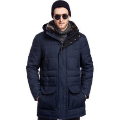 Kurtka TOMMASO KUGS000130. Pomarańczowe kurtki męskie Giacomo Conti, na zimę, m, bez wzorów, z tkaniny, bez kaptura. Za 799,00 zł.