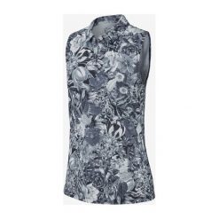 Nike Bluzka Niebieski. Niebieskie koszule damskie Nike, xs, w kwiaty, z elastanu, bez kołnierzyka, bez rękawów. Za 283,95 zł.