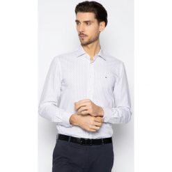 Koszula Tommy Hilfiger Tailored Print Stretch Classic TT0TT07750. Białe koszule męskie Tommy Hilfiger Tailored, m, bez wzorów, z elastanu, casualowe, bez kołnierzyka, bez rękawów. W wyprzedaży za 199,00 zł.