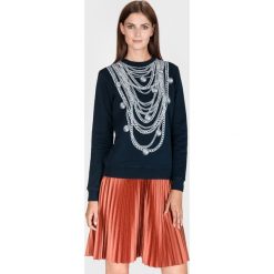 Just Cavalli Bluza Niebieski. Niebieskie bluzy damskie Just Cavalli, s, z nadrukiem, z bawełny, bez rękawów, bez kaptura. Za 1303,95 zł.