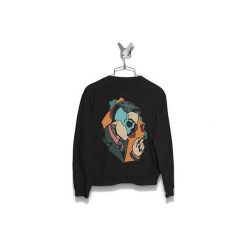 Bluza Abstrakt Man Męska. Czarne bluzy męskie Failfake, m, bez wzorów, bez kołnierzyka, bez rękawów, bez kaptura. Za 170,00 zł.