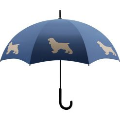 Parasole: Parasol „Cocker Spaniel” w kolorze niebieskim