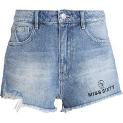 Miss Sixty RAE Szorty jeansowe blue denim. Niebieskie jeansy damskie marki Miss Sixty, z bawełny. Za 409,00 zł.