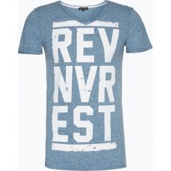 Review - T-shirt męski, niebieski. Niebieskie t-shirty męskie z nadrukiem Review, m. Za 59,95 zł.