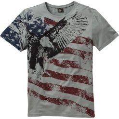 T-shirty męskie z nadrukiem: T-shirt Slim Fit bonprix szary