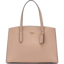 Coach Charlie Carryall Torebka Brązowy Beżowy. Pomarańczowe torebki klasyczne damskie Coach, w paski, z materiału, bez dodatków. Za 1744,95 zł.