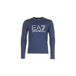 T-shirty z długim rękawem Emporio Armani EA7 TRAIN LOGO SERIES M PREMIUM TEE LS. Niebieskie t-shirty męskie marki Emporio Armani EA7, s, bez wzorów, bez kołnierzyka, długie. Za 247,20 zł.