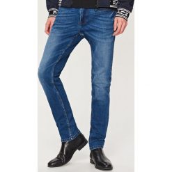 Jeansy męskie: Jeansy rurki skinny fit – Granatowy