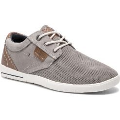 Półbuty S.OLIVER - 5-13605-22 Grey 200. Szare półbuty męskie S.Oliver, na co dzień, bez wzorów, z zamszu, eleganckie, bez zapięcia. W wyprzedaży za 169,00 zł.