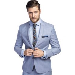 Marynarka LEONARDO GGNS900115. Czarne marynarki męskie Giacomo Conti, m, bez wzorów, klasyczne. Za 899,00 zł.
