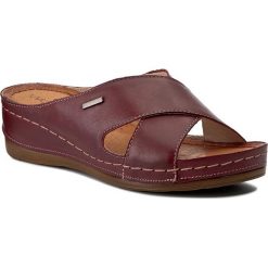 Chodaki damskie: Klapki WASAK - 0409 Bordo