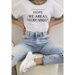 Białe Sneakersy Big World. Białe buty sportowe damskie Renee, bez wzorów, sportowe. Za 99,99 zł.