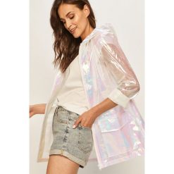Answear - Kurtka. Białe kurtki damskie ANSWEAR, s, bez wzorów, z wiskozy, krótkie. Za 129,90 zł.