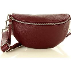 Ewa MARCO MAZZINI Miejska listonoszka - nerka z naturalnej skóry bordo. Nerki damskie MAZZINI, w paski, ze skóry, eleganckie, bez dodatków. Za 129,00 zł.