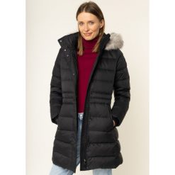 Kurtka puchowa TOMMY HILFIGER New Tyra WW0WW25744. Niebieskie kurtki damskie TOMMY HILFIGER, s, bez wzorów, z poliesteru, bez kaptura. W wyprzedaży za 699,00 zł.