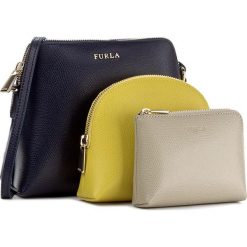 Torebka FURLA - Boheme 903991 E EK08 ARE Navy/Giallo/Creta. Niebieskie listonoszki damskie marki Furla. W wyprzedaży za 479,00 zł.