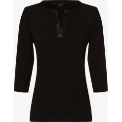 Comma - Koszulka damska, czarny. Czarne bluzki sportowe damskie comma, bez wzorów, z szyfonu, bez kołnierzyka, bez rękawów, bez kaptura. Za 229,95 zł.