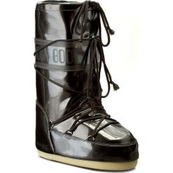 Śniegowce MOON BOOT - Vinile Met. 14021400001 Nero D. Czarne kozaki damskie Moon Boot, na zimę, ze skóry ekologicznej, na niskim obcasie, bez zapięcia. W wyprzedaży za 449,00 zł.