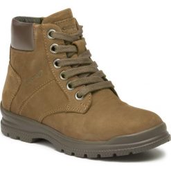 Trapery GEOX - J Navado B. B J845HB 032BC C6677 S Dk Brown. Pomarańczowe śniegowce chłopięce Geox, bez zapięcia. W wyprzedaży za 169,00 zł.