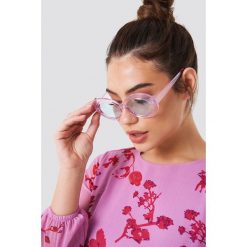 NA-KD Accessories Owalne okulary przeciwsłoneczne - Pink,Blue,Multicolor. Różowe okulary przeciwsłoneczne damskie marki NA-KD Accessories, owalne. W wyprzedaży za 24,28 zł.