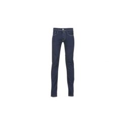 Jeansy slim fit Replay WOUAPO. Niebieskie jeansy męskie marki Replay, m, bez wzorów. Za 559,20 zł.