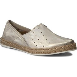 Espadryle SERGIO BARDI - Suzanne FS127233117LK 711. Żółte espadryle damskie Sergio Bardi, bez wzorów, ze skóry, bez obcasa, na płaskiej podeszwie. W wyprzedaży za 149,00 zł.