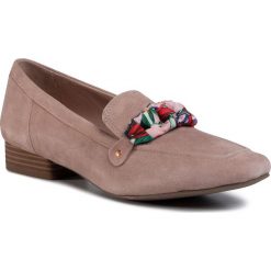 Lordsy JANA - 8-24206-24 521. Różowe półbuty damskie Jana, ze skóry, bez obcasa, na obcasie. Za 269,00 zł.