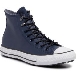 Trampki CONVERSE - Ctas Winter Hi 164924C Obsidian/Black/White. Niebieskie półbuty męskie Converse, na co dzień, bez wzorów, ze skóry, bez zapięcia. Za 399,00 zł.