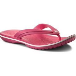 Japonki CROCS - Crocband Flip 11033 Paradise Pink/White. Różowe klapki damskie Crocs, bez wzorów, z tworzywa sztucznego, bez obcasa. W wyprzedaży za 109,00 zł.
