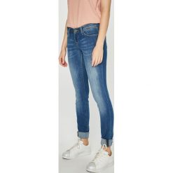 Only - Jeansy Coral. Niebieskie boyfriendy damskie ONLY, z bawełny, z obniżonym stanem. W wyprzedaży za 139,90 zł.