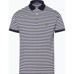 Polo Ralph Lauren - Męska koszulka polo – Slim fit, niebieski. Niebieskie koszulki męskie Polo Ralph Lauren, xxl, w paski, z bawełny, polo, bez rękawów. Za 399,95 zł.