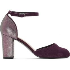 Buty ślubne damskie: Czółenka ze skóry opalizującej