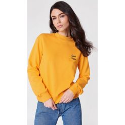 Bluzy damskie: NA-KD Bluza Good Vibes – Orange