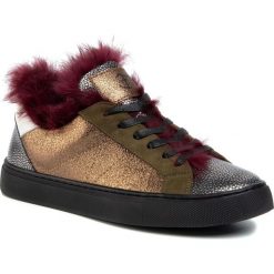 Sneakersy EVA MINGE - EM-40-06-000436 643. Żółte półbuty damskie Eva Minge, z zamszu. W wyprzedaży za 379,00 zł.