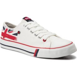 Trampki LEE COOPER - Low Cut 1 LCW-19-530-031 White. Białe półbuty męskie Lee Cooper, bez wzorów, z gumy, bez zapięcia. Za 104,99 zł.