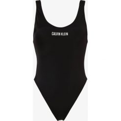 Calvin Klein - Damski strój kąpielowy, czarny. Czarne stroje kąpielowe damskie l, z napisami. Za 359,95 zł.