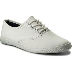 Tenisówki NYLON RED - WS17029-2 Biały. Białe półbuty damskie Nylon Red, bez wzorów, z gumy, bez obcasa, na płaskiej podeszwie, bez zapięcia. Za 59,99 zł.