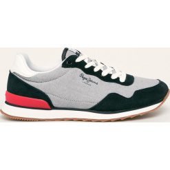 Pepe Jeans - Buty Cross 4 Basic. Niebieskie sneakersy męskie Pepe Jeans, z okrągłym noskiem, na sznurówki. W wyprzedaży za 189,90 zł.