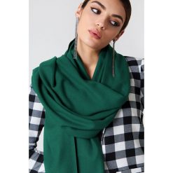 Szaliki damskie: NA-KD Accessories Tkany szalik – Green