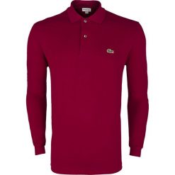 Koszulka Polo Lacoste. Czerwone koszulki męskie Lacoste, m, z aplikacjami, z bawełny, klasyczne, bez rękawów. Za 269,00 zł.