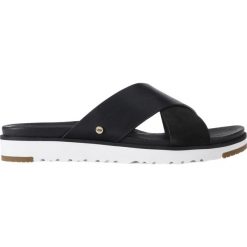 UGG Kari Kapcie Czarny. Czarne kapcie damskie Ugg, ze skóry. Za 490,95 zł.