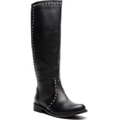 Oficerki KAZAR - Marlena 34684-01-00 Black. Czarne kozaki damskie Kazar, na co dzień, na zimę, ze skóry, na wysokim obcasie, na zamek. W wyprzedaży za 629,00 zł.